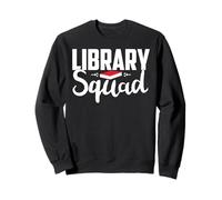 Library Squad Teacher Student Bookworm Book Lovers Librarian Felpa