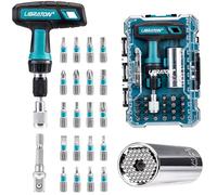 LIBRATON 24PCS Set Cacciaviti con Impugnatura a T e Cricchetto