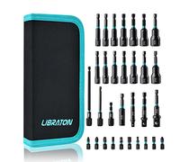 Libraton Driver Dado Magnetico, Punte per Trapano a Percussione 1/4", Autista Dadi Metrico e SAE, Punte per Cacciavite, Adattatori per Bussole a Impatto, Supporto per Bit, Estensioni a Sgancio Rapido
