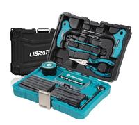 Libraton kit Riparazione Pneumatici Auto, Kit Riparazione Gomme Professionale e Robusto per Fori e Puncture, Kit Tozze per Pneumatici Tubeless per Auto, Moto, ATV, SUV, Camion, Trattore, Rimorchio