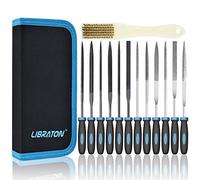 LIBRATON Lime ad Ago, Set di Lime, Lime Diamantate 13 Pezzi, per Modellare, Set di Mini Lime per Limare Metallo, Legno, Plastic