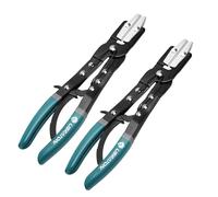 LIBRATON Pinze Stringitubo per Tubi Flessibili, 2 Pinza per Fascette Stringitubo, Pinze per Stringere Tubi Flessibili da 12”, Pinza per Tubo del Carburante e Radiatore, Refrigerante, Automotive