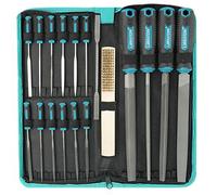 LIBRATON Set di Lime Metalliche 31 Pezzi, 4 Raspe per Metallo in Acciaio
