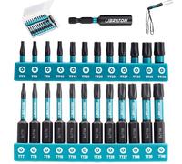 LIBRATON Set Punte Torx di Sicurezza 25PCS Bits Torx Anti-manomissione