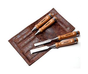 Libraton Set Scalpelli per Legno, 4 Pezzi da Falegname, Scalpello per Legno, Utensili per Legno, Utensili per La Lavorazione del Legno