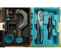 LIBRATON Tagliatubi 3-50MM, Taglia Tubi per Rame Resistente, Tagliatubi in PEX, con Sbavatore e Alesatore per Tubi, Set da 5 Pezzi per Tubi in Rame, Alluminio, PEX, PVC, con Scatola Portaoggetti