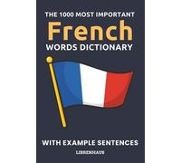 Librenhaus The 1000 Most Important French Words Dictionary (Tascabile)