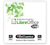 LibreOffice 2026 su chiavetta USB | Pacchetto Office compatibile con Microsoft Office Word, Excel e PowerPoint | Licenza a vita senza abbonamento | PC Windows 11, 10, 8, 7, Vista, XP e Mac