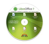 LibreOffice Suite 2025 Home and Student for - PC Software Professional Plus - compatible with Word, Excel and PowerPoint for Windows 11 10 8 7 Vista XP 32 64-Bit PC