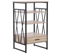 Libreria a 3 ripiani KEENE 101 cm Marrone chiaro