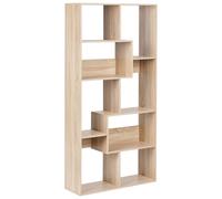 Libreria a 6 ripiani in truciolato Marrone chiaro Chateh
