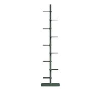 Libreria A 9 Ripiani Libreria Invisibile, Torre For Libri Con Dorso Verticale, Libreria Da Pavimento, Libreria Ad Angolo For Spazi Ristretti, For Soggiorno, Camera Da Letto, Ufficio In Casa(Green)