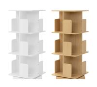 Libreria a colonna girevole a 360° scaffale con ripiani e scomparti a scelta