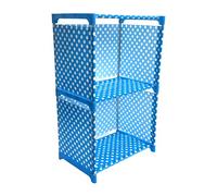 Libreria a cubo a 2 ripiani multifunzionale per libri scarpe giocattoli piante verdi decorazioni camera da letto studio cucina