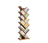 Libreria a Forma di Albero, Scaffale for Libri Verticale, Libreria Stretta, Adatta for Soggiorno e Studio, Può Memorizzare CD, Film, Libri(6-tier)