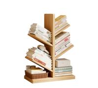 Libreria a Forma di Albero, Scaffale Portaoggetti Verticale da, Libreria ad Angolo Alta e Stretta, Adatta for Soggiorno e Ufficio Domestico(Color 1,5-Tier)