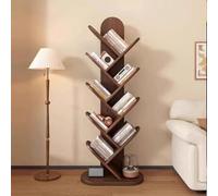 Libreria a forma di cactus in legno massello, design a forma di albero, supporto multi-strato per riporre e leggere per casa e studio, scaffali a nove livelli