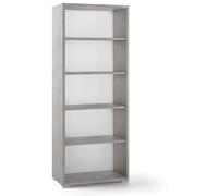 Libreria a Giorno 71x182x41 cm Cemento