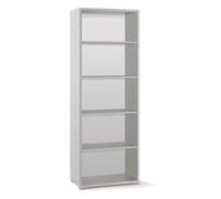 Libreria a Giorno 71x199x41 cm Ossido Bianco