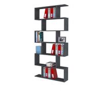 Libreria a Giorno Mobile in Legno per Ufficio Moderno Grigio Report