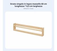 Libreria a Muro per Bambini Multistrato Portariviste a Muro per Amanti Dei