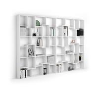 Libreria a parete XL Iacopo (321,6 x 236,4 cm), Bianco Frassino