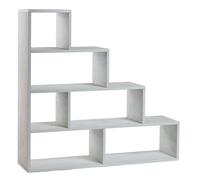 Libreria a Scala 4 Ripiani 150x144x38 cm Ossido Bianco