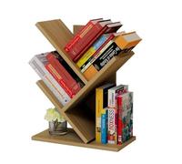 Libreria Ad Albero, 3 Scaffali In Legno Scrivania Scaffale Organizzatore, Conservazione Organizzatore Scaffali Piano In Piedi Libreria Scrivania Per La Camera Da Letto, Soggio(Size:30X17X38cm,Color:a)