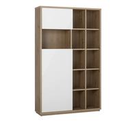 Libreria Alta della Linea COLLEGIO con 1 Anta, 1 Ribalta e 15 Vani, per Ufficio,