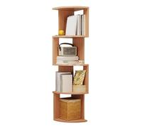 Libreria Angolare Aperta,libreria Angolare Alta A 3-7 Livelli,librerie Angolari Da Terra,contenitore In Legno A Forma Di L For Piccoli Spazi Ufficio Domestico(4-tiers)