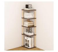 Libreria Angolare Aperta, Libreria Angolare Indipendente, Scaffale Angolare Alto A 4-8 Livelli, Contenitore A Forma Di L For Piccoli Spazi Di Ufficio Domestico(Color 2,5 tiers)