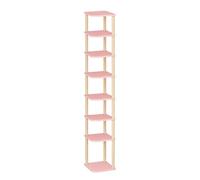 Libreria Angolare Aperta, Libreria Angolare Indipendente, Scaffale Angolare Alto A 4-8 Livelli, Contenitore A Forma Di L For Piccoli Spazi Di Ufficio Domestico(Color 3,8 tiers)