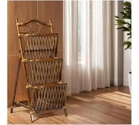 Libreria angolare in legno pieghevole - versatile scala espositore e supporto per piante per camera da letto e soggiorno - soluzione salvaspazio