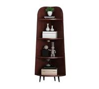 Libreria Angolare, Libreria Angolare A L, Espositore Portaoggetti Con Pannello Posteriore, Spazio Aperto For Soggiorno, Cucina, Ufficio(Color 5,4-tier)