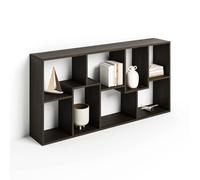 Libreria bassa XS Iacopo (160,8 x 80 cm), Noce Scuro