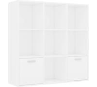 Libreria bianca 98x30x98 cm in truciolato