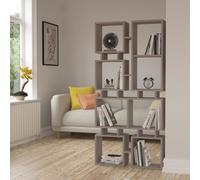 Libreria bifacciale 79x166,5 cm Rail tortora