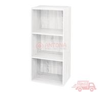 Libreria colorata componibile multiuso modulare 42x29x89H 3 Ripiani Easy Kit