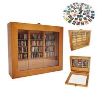 Libreria con 200 mini libri, ornamento per scuotere l'ansia, in miniatura, decorazione per casa, camera e ufficio, regali antistress per gli amanti dei libri e ansiosi