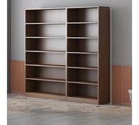 Libreria con pannello posteriore, libreria da terra con ripiani aperti, espositore versatile per angoli e uso multi-scena, design alto per libri e decorazioni