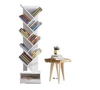 Libreria creativa a forma di albero, grande capacità, libreria a 9 strati, moderna e minimalista, per soggiorno, studio, salvaspazio