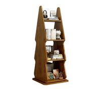 Libreria creativa, libreria da terra girevole a 360°, scaffale aperto for bambini con spazio di archiviazione a strati, salvaspazio, adatta for soggiorno, camera da letto e studio(Color4)