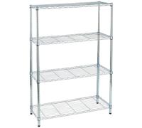 Libreria Cromata Archimede Serena Group - 90x35x137 cm - AC1436-4 (Cromato)