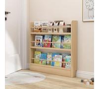 Libreria da parete in legno con ganci salvaspazio organizer per libri design stretto si adatta dietro la porta 70 x 10 x 87 cm