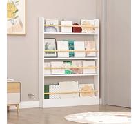 Libreria da parete, organizer salvaspazio per la camera dei bambini, il soggiorno e la sala studio, ideale come decorazione per la casa e una soluzione di archiviazione efficace