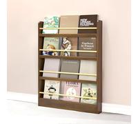 Libreria da parete per bambini - 3/4/5/6 ripiani, design salvaspazio anti-dumping per giocattoli e libri, soluzione perfetta per la camera dei bambini e il soggiorno