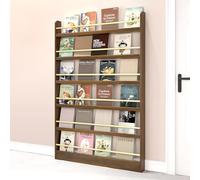 Libreria da parete per bambini, 3/4/5/6 ripiani, salvaspazio, anti-dumping, per giocattoli, CD e libri, perfetta per la stanza dei bambini, la stanza dei giochi e la decorazione del soggiorno