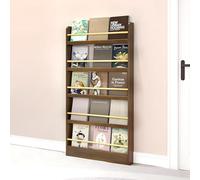 Libreria da parete per bambini, a 3/4/5/6 ripiani, design salvaspazio anti-dumping per giocattoli, libri e CD, soluzione ideale per la stanza dei bambini e gli spazi abitativi