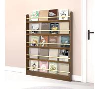 Libreria da parete per bambini, libreria salvaspazio a 3/4/5/6 ripiani, anti-dumping, per la camera dei bambini, giocattoli, CD, libri, perfetta per la casa e il soggiorno
