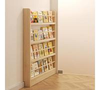 Libreria da parete, sottile, 10 cm, per libri e oggetti, ideale per camera da letto, soggiorno e cameretta dei bambini